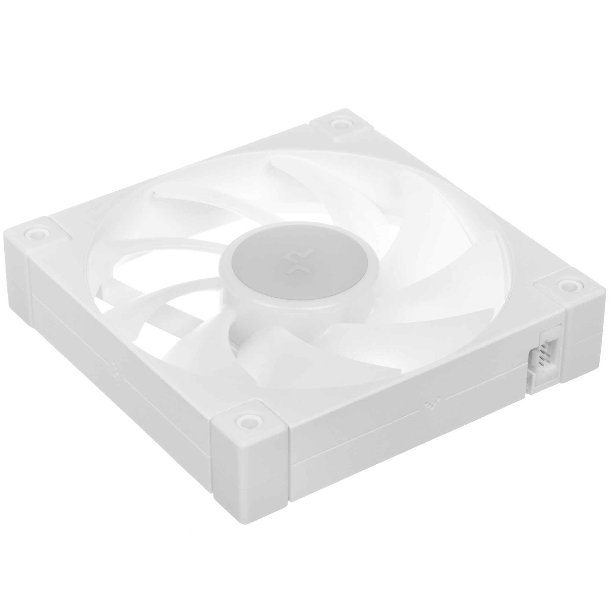 Комплект вентиляторов для корпуса DEEPCOOL FD12 (3 шт.) белый, 120 мм, 2050 об/мин, 27.6 дБ, 4 pin