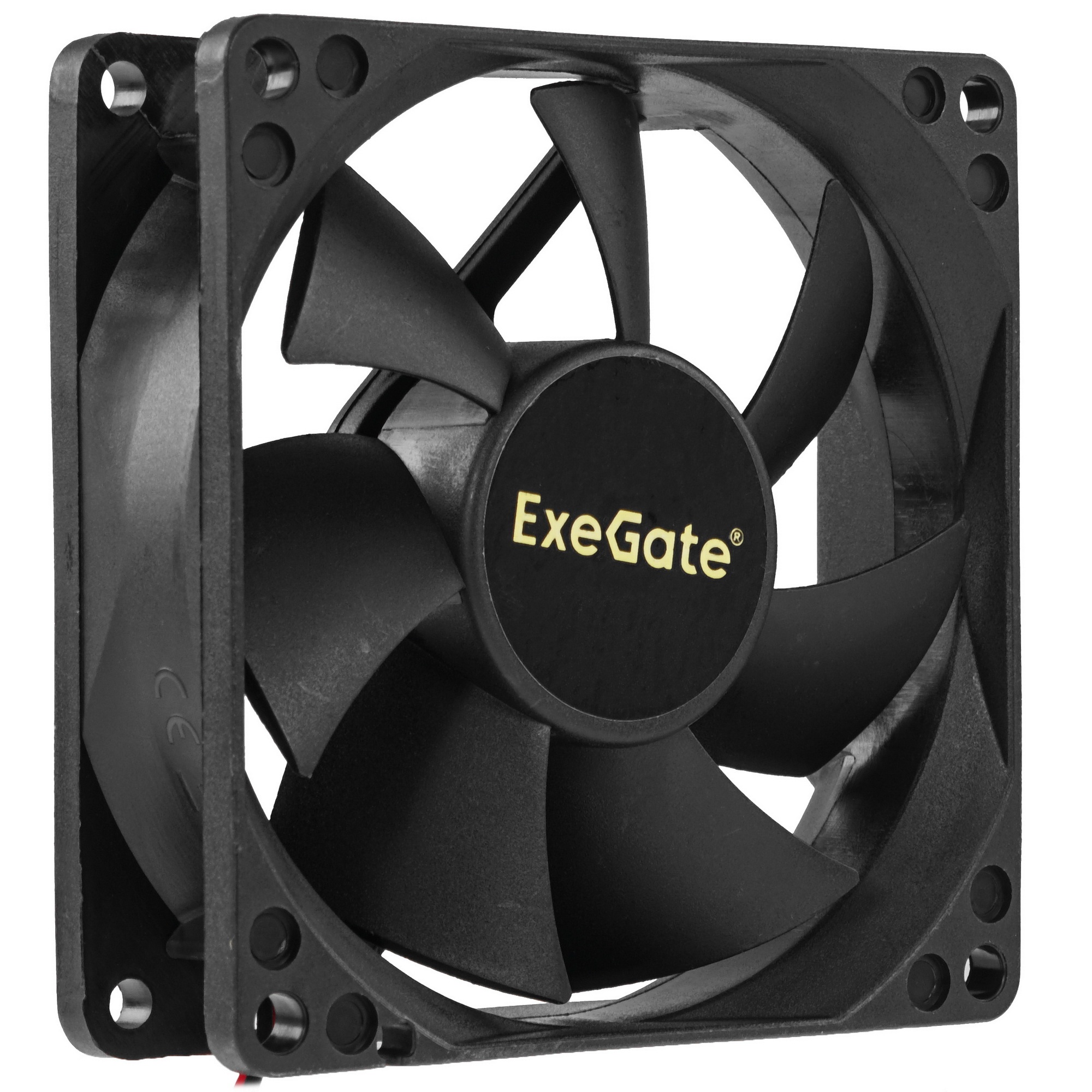 Вентилятор для корпуса ExeGate ExtraPower EP08025S2P черный, 80 мм, 2800 об/мин, 29 дБ, 2 pin