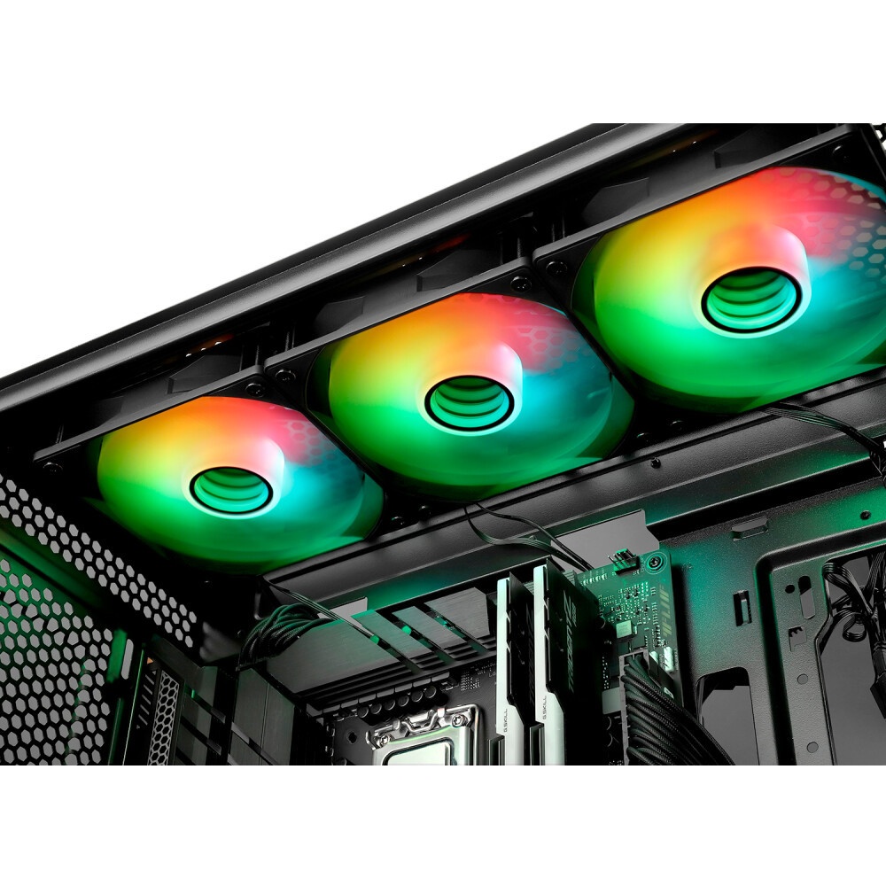 Вентилятор для корпуса Alseye Halo 4.0-W kit (3шт.) белый, 120 мм, 1300 об/мин, 24.8 дБ, 4 pin