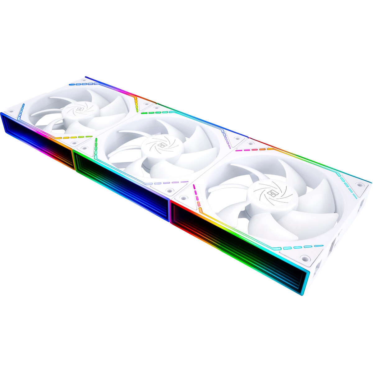 Вентилятор для корпуса Alseye Halo 4.0-W kit (3шт.) белый, 120 мм, 1300 об/мин, 24.8 дБ, 4 pin