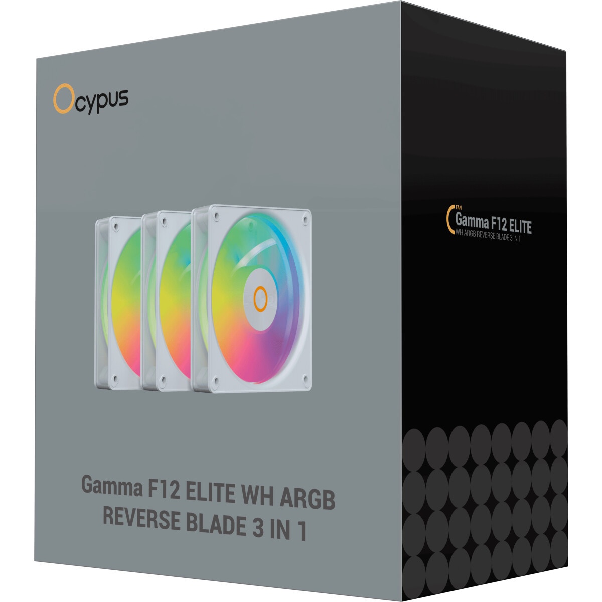 Вентилятор для корпуса Alseye Halo 4.0-W kit (3шт.) белый, 120 мм, 1300 об/мин, 24.8 дБ, 4 pin