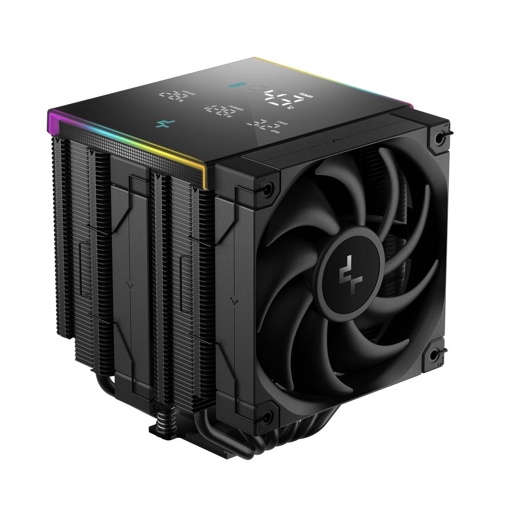 Кулер для процессора DEEPCOOL AK620 DIGITAL PRO черный, 120 мм, алюминий/медь, 1750 об/мин, 25 дБ, 4
