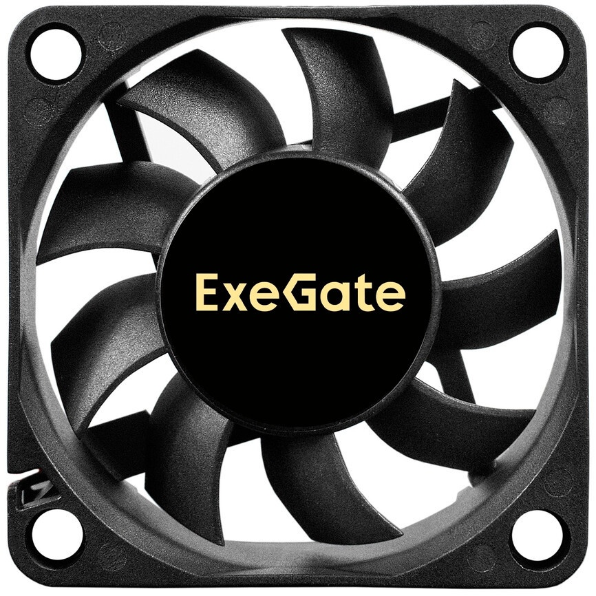 Вентилятор для корпуса ExeGate ExtraSilent ES06015B3P черный, 60 мм, 2500 об/мин, 17 дБ, 3 pin
