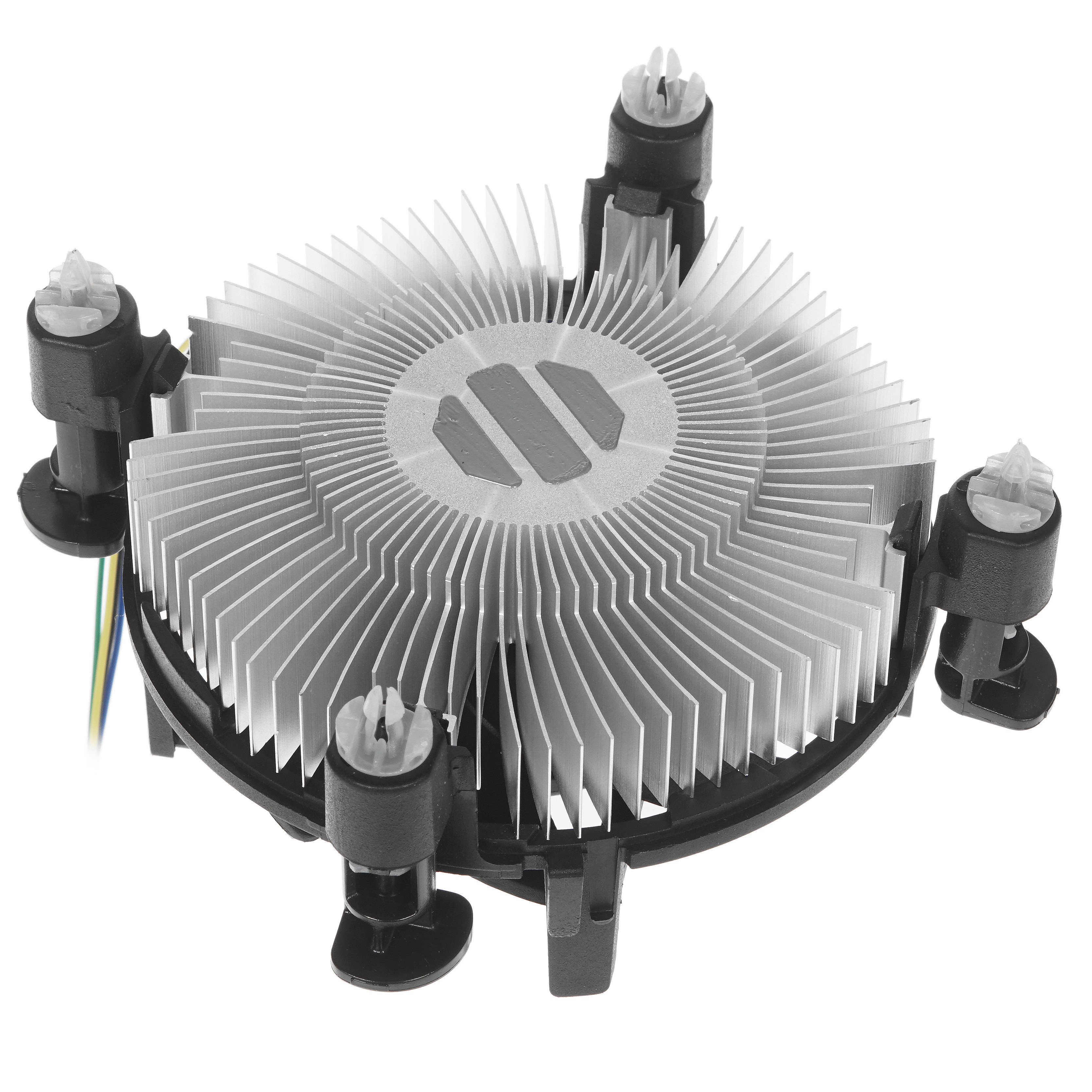 Кулер Intel E97379  серебристый/черный 90мм алюминий 2500rpm 27db 4-pin 73W 58мм