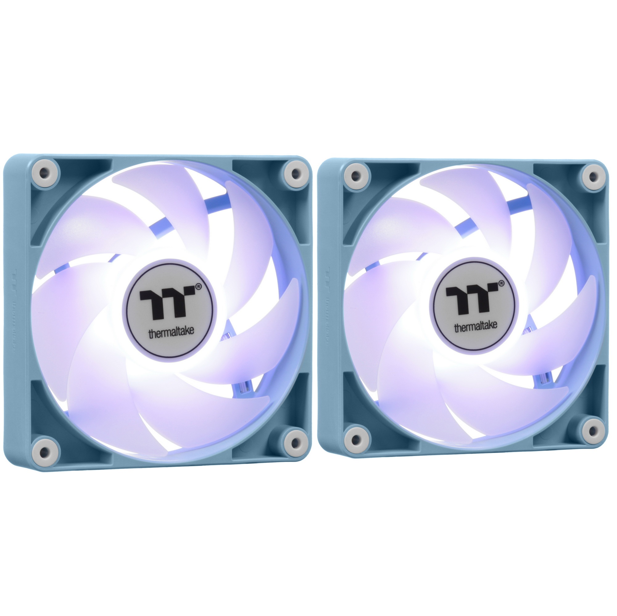 Комплект вентиляторов для корпуса Thermaltake CT120 ARGB (2 шт.) голубой, 120 мм, 2000 об/мин, 25.8