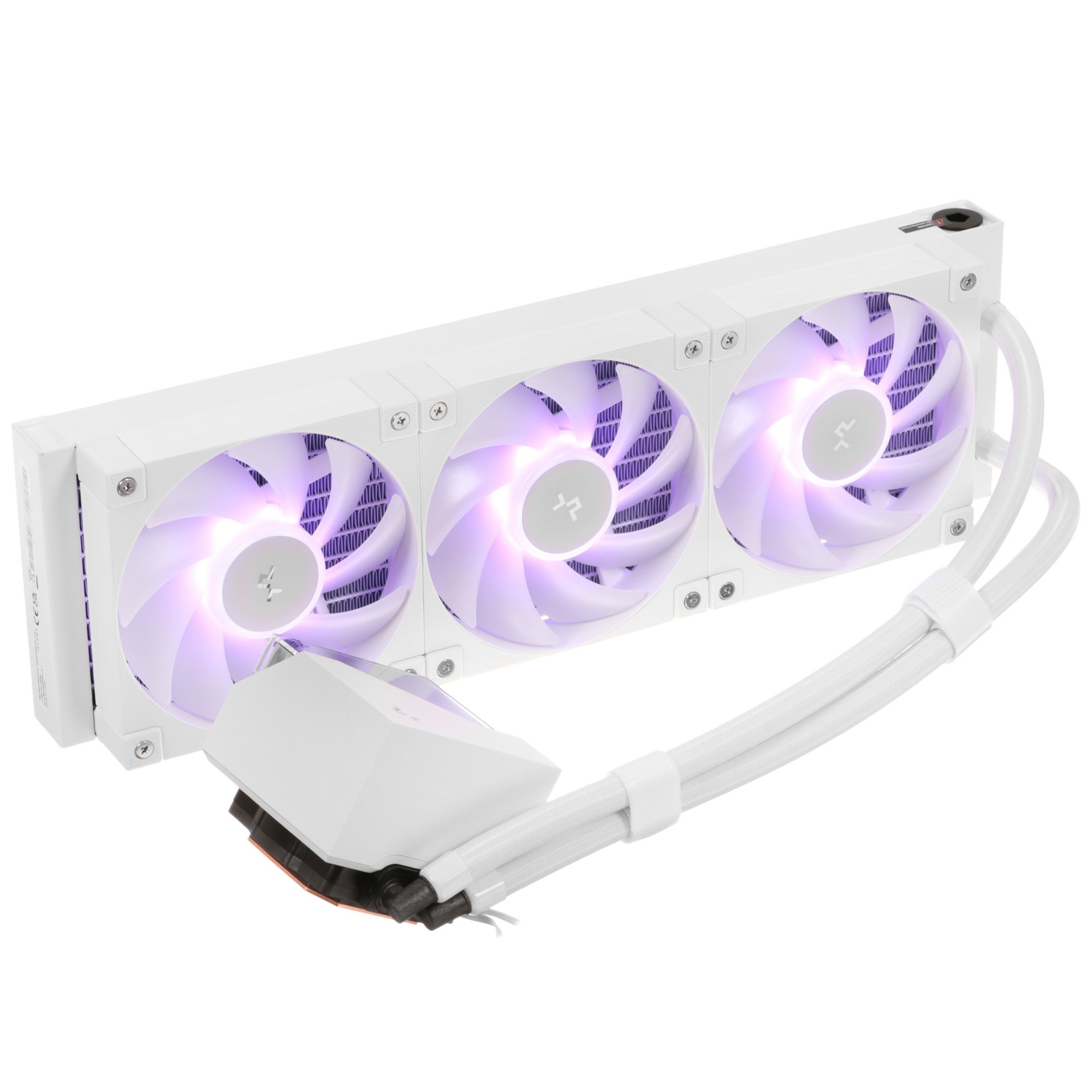 Система жидкостного охлаждения DEEPCOOL LT360 ARGB белый, 120 мм, алюминий/медь, 2400 об/мин, 38.71