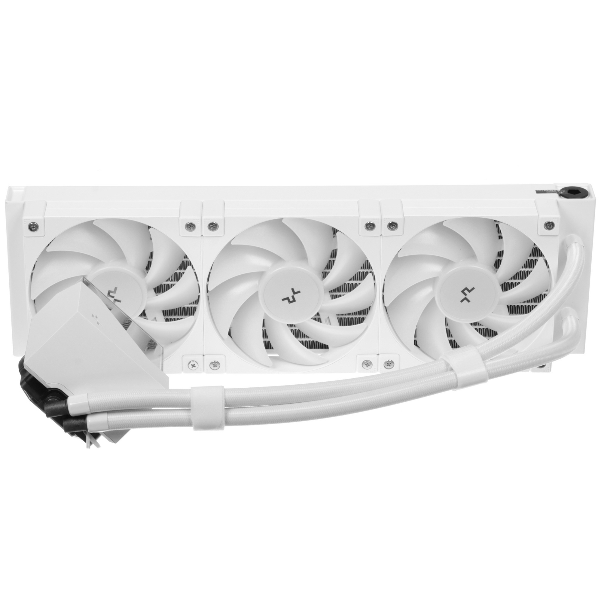 Система жидкостного охлаждения DEEPCOOL LT360 ARGB белый, 120 мм, алюминий/медь, 2400 об/мин, 38.71