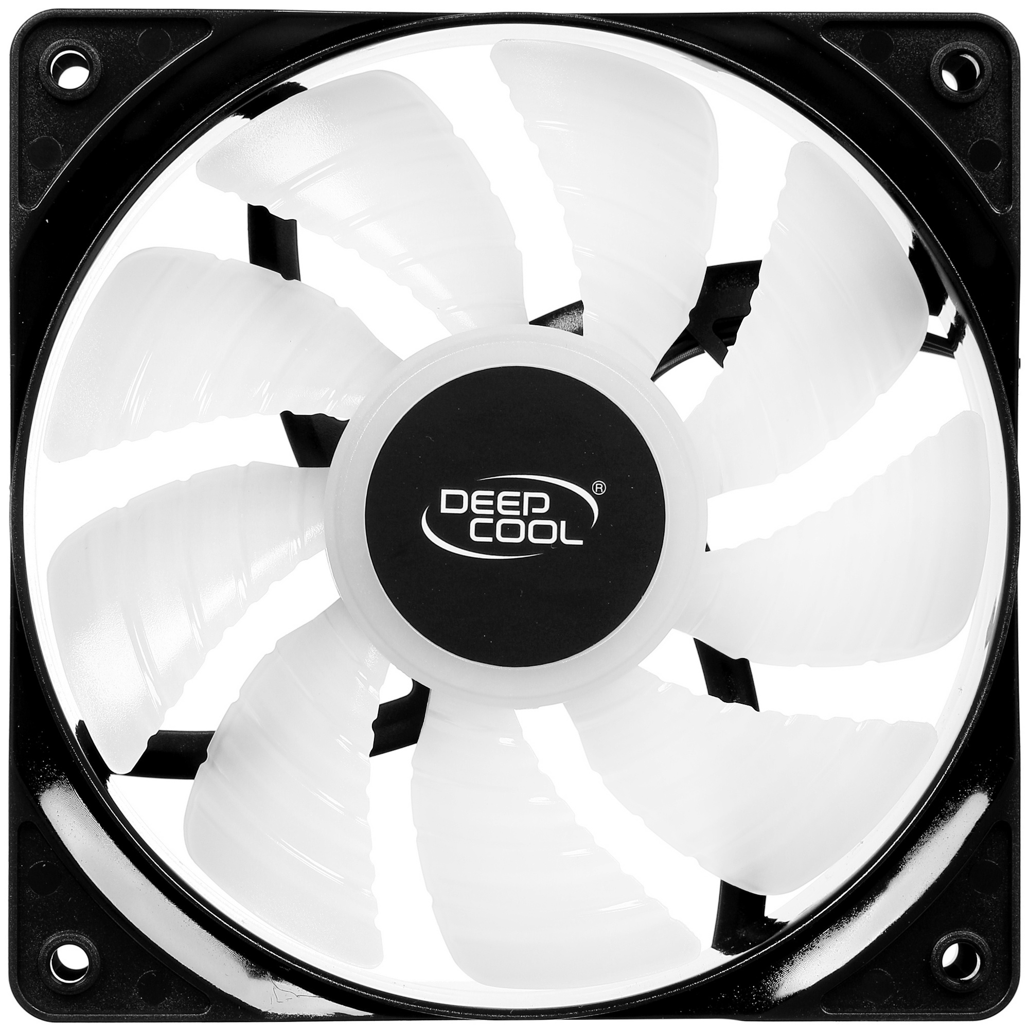 Вентилятор для корпуса DEEPCOOL RF120R черный, 120 мм, 1300 об/мин, 21.9 дБ, 3 pin