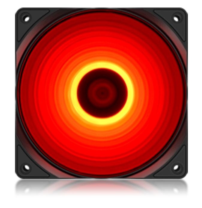 Вентилятор для корпуса DEEPCOOL RF120R черный, 120 мм, 1300 об/мин, 21.9 дБ, 3 pin