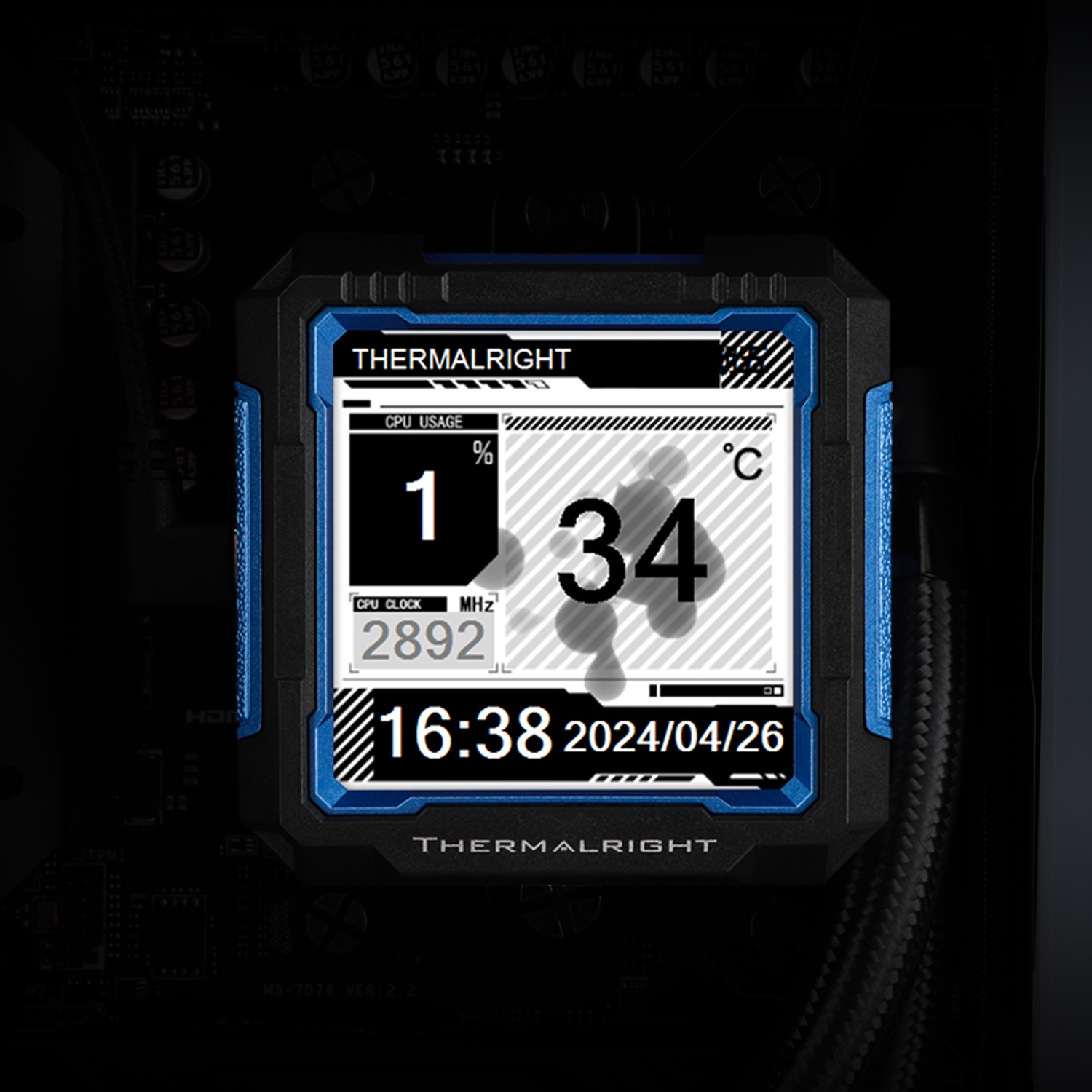 Водяное охлаждение для процессора Thermalright Frozen Warframe Pro 360 черный (360mm / Fans: 3x120mm