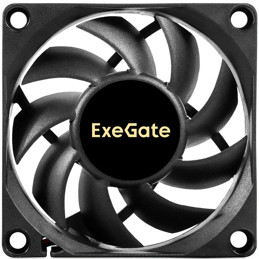 Вентилятор для корпуса ExeGate ExtraPower EP07015B3P черный, 70 мм, 3100 об/мин, 28 дБ, 3 pin