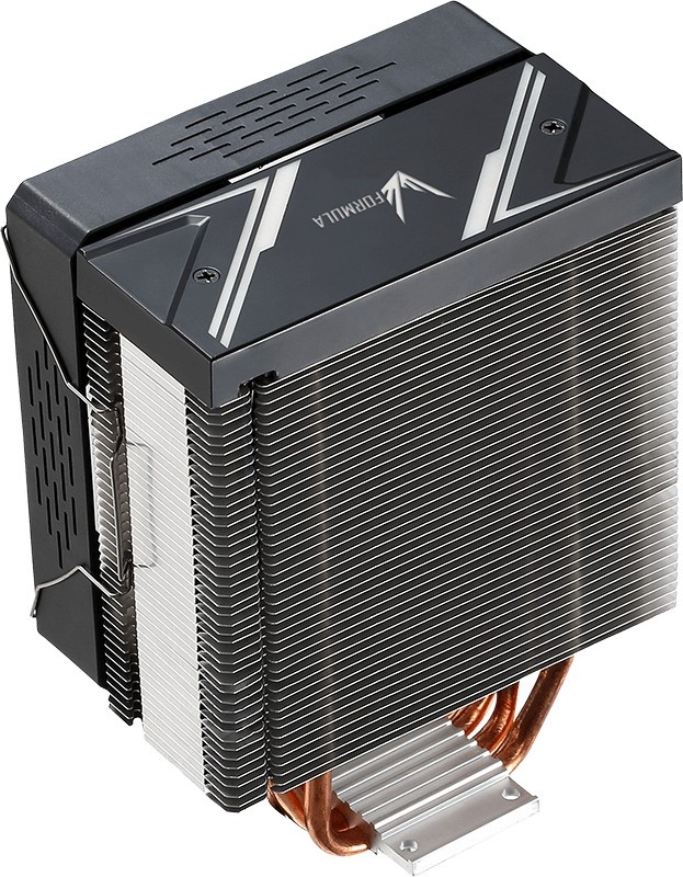 Кулер Aerocool / Formula Ice Burg Plus ARPW 4P ARGB черный 120мм алюминий+медь 34db 4-pin 200W 158мм
