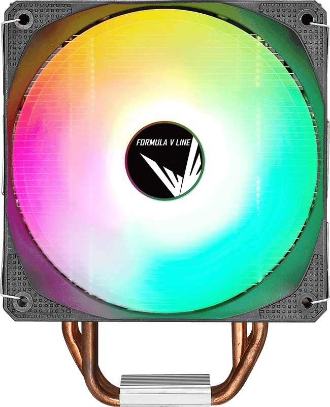 Кулер Aerocool / Formula Ice Burg Plus ARPW 4P ARGB черный 120мм алюминий+медь 34db 4-pin 200W 158мм