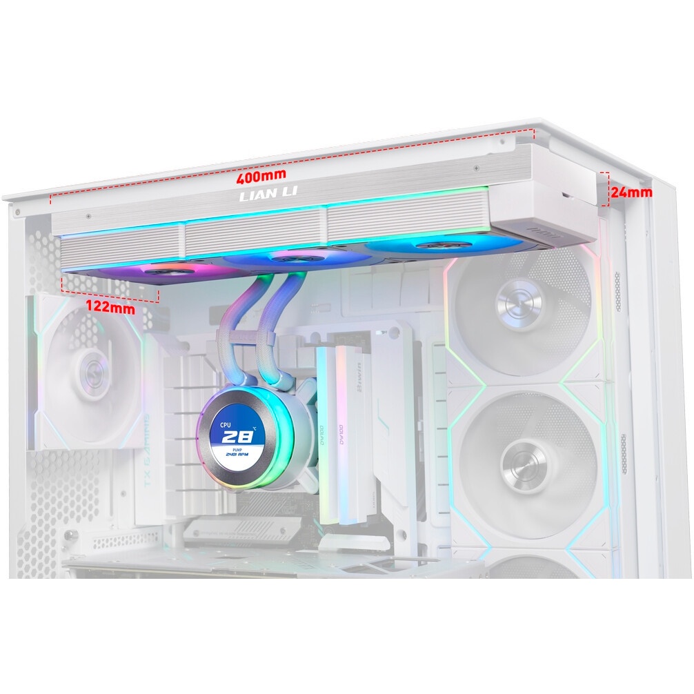 Система водяного охлаждения Lian Li G89.GA2P36W.R1 GA II Trinity Perfomance 360 White (GA2P36W) / 3x