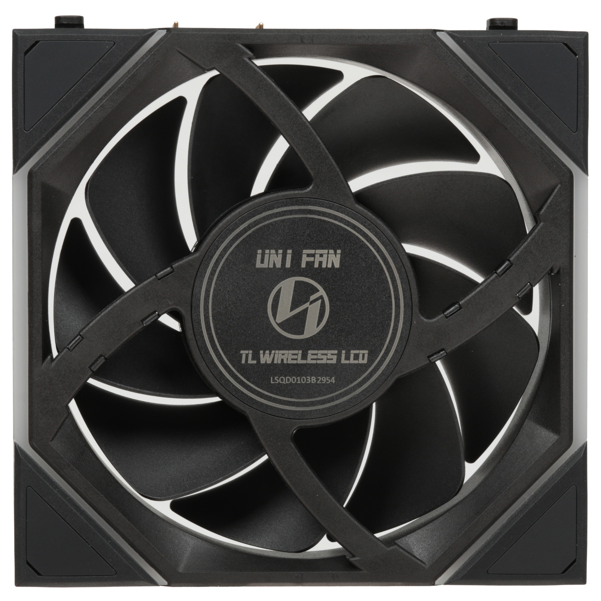 Вентилятор для корпуса Lian-Li Uni Fan TL Wireless LCD 120 LCD ARGB 120х124.5x28 черный 4-pin 27дБ (