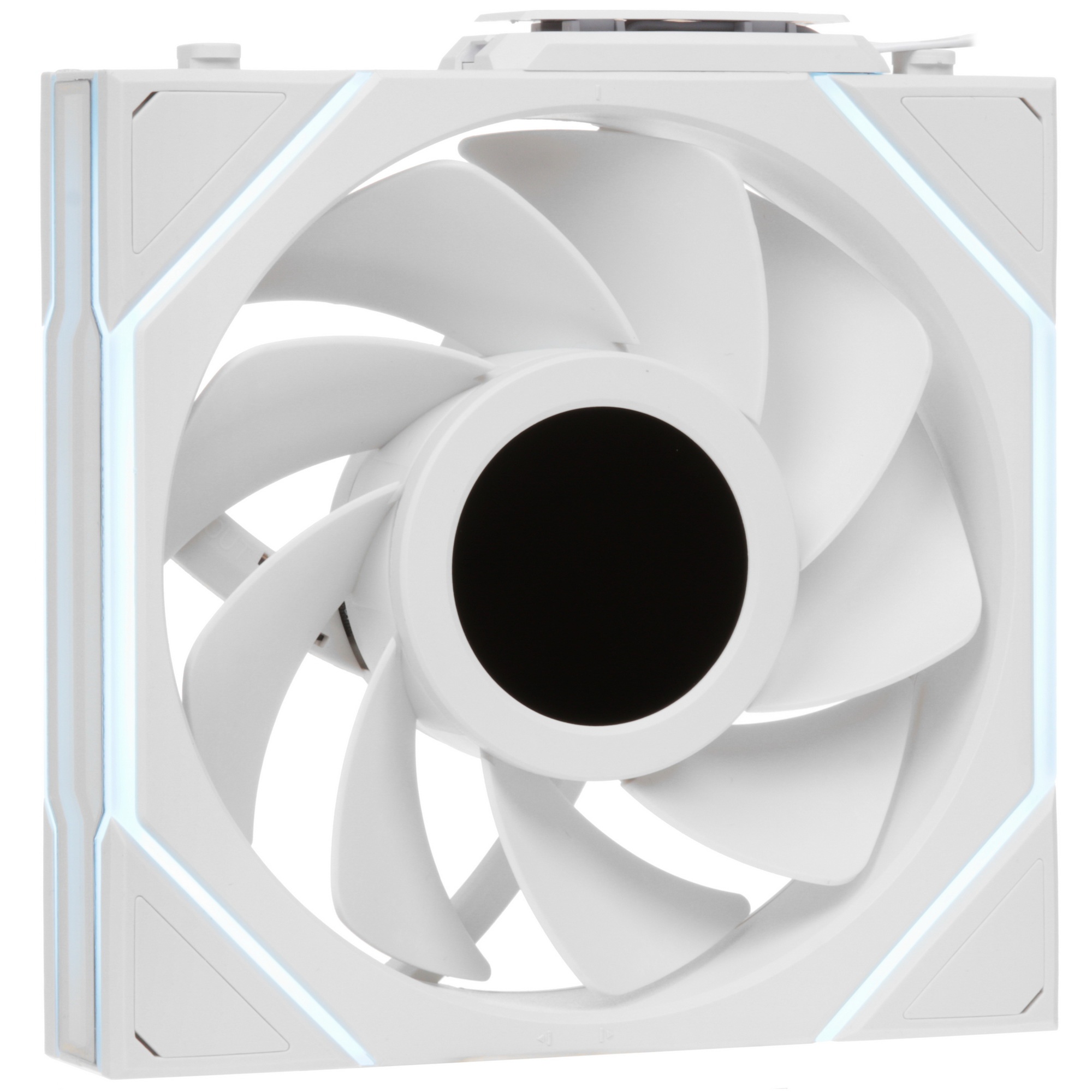 Вентилятор для корпуса Lian-Li Uni Fan TL Wireless LCD 120 LCD Reverse ARGB 120х124.5x28 белый 4-pin