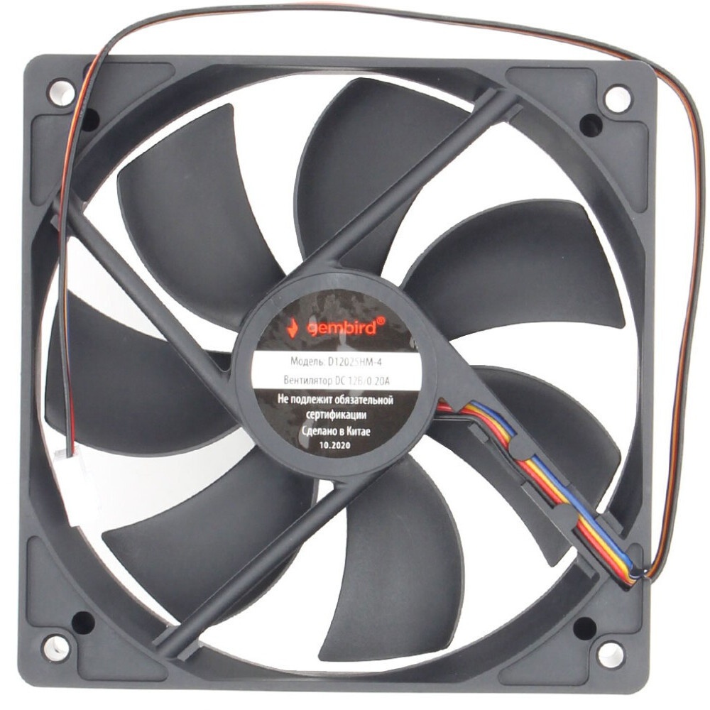 Вентилятор для корпуса Aerocool / Formula Force 12 PWM черный, 120 мм, 1500 об/мин, 27.5 дБ, 4 pin