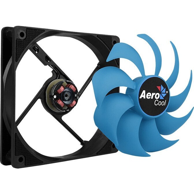 Вентилятор для корпуса AeroCool / Formula Motion 12 Plus черный, 120 мм, 1200 об/мин, 22.1 дБ, 3 pin