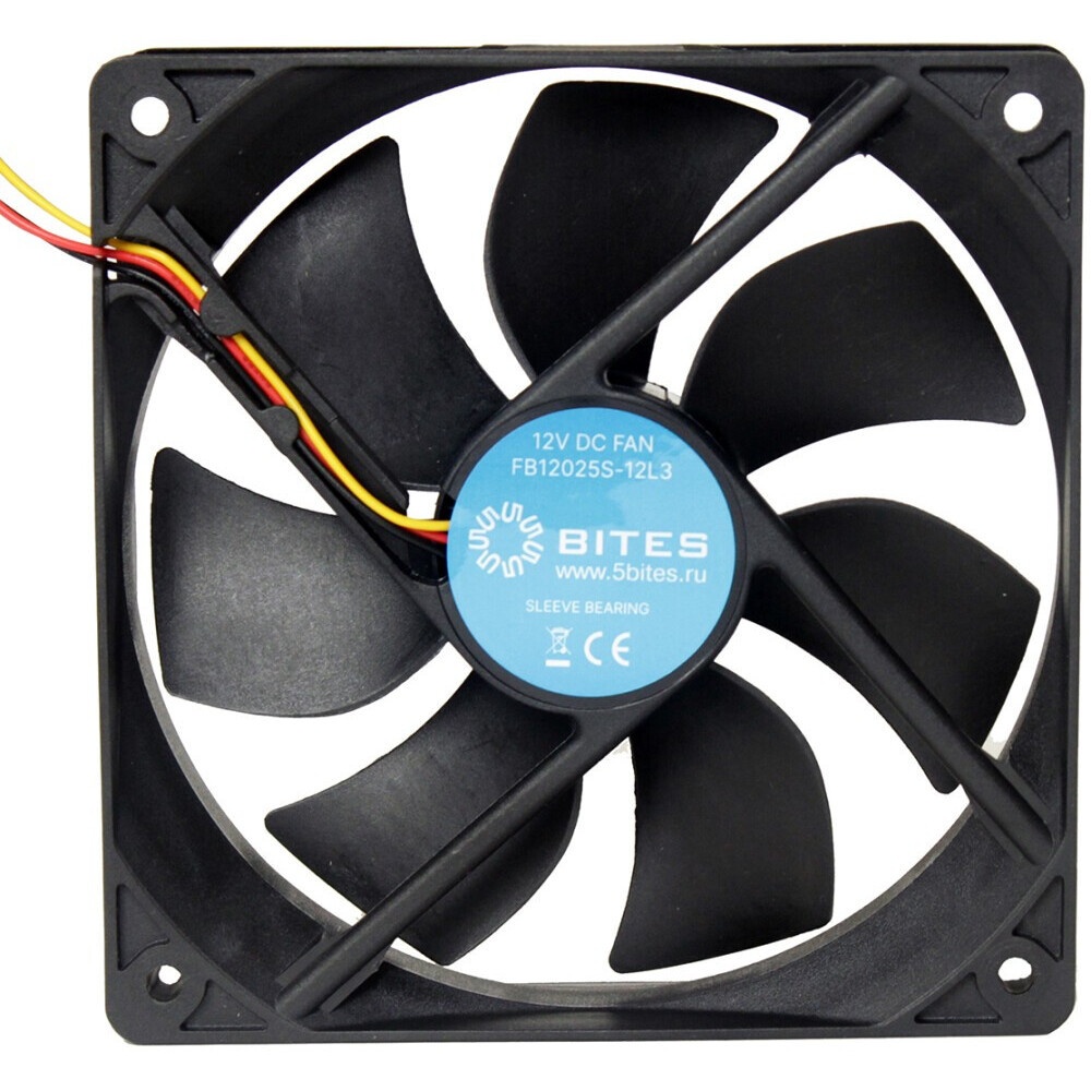 Вентилятор для корпуса AeroCool / Formula Motion 12 Plus черный, 120 мм, 1200 об/мин, 22.1 дБ, 3 pin