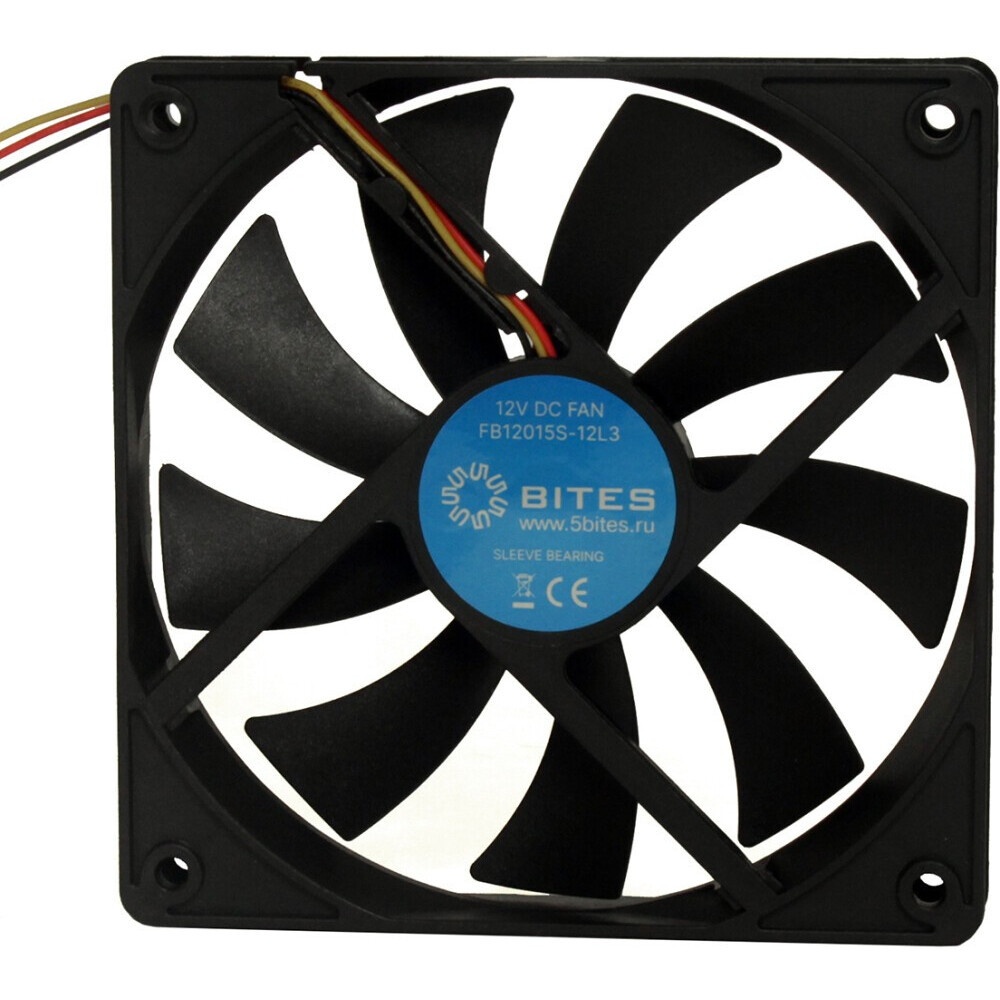 Вентилятор для корпуса AeroCool / Formula Motion 12 Plus черный, 120 мм, 1200 об/мин, 22.1 дБ, 3 pin