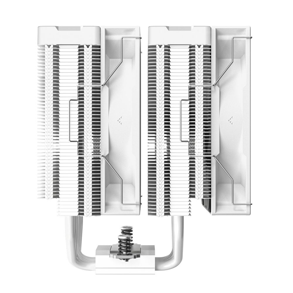 Кулер для процессора DEEPCOOL AG620 DIGITAL WH ARGB белый, 120 мм, алюминий/медь, 1950 об/мин, 29.4