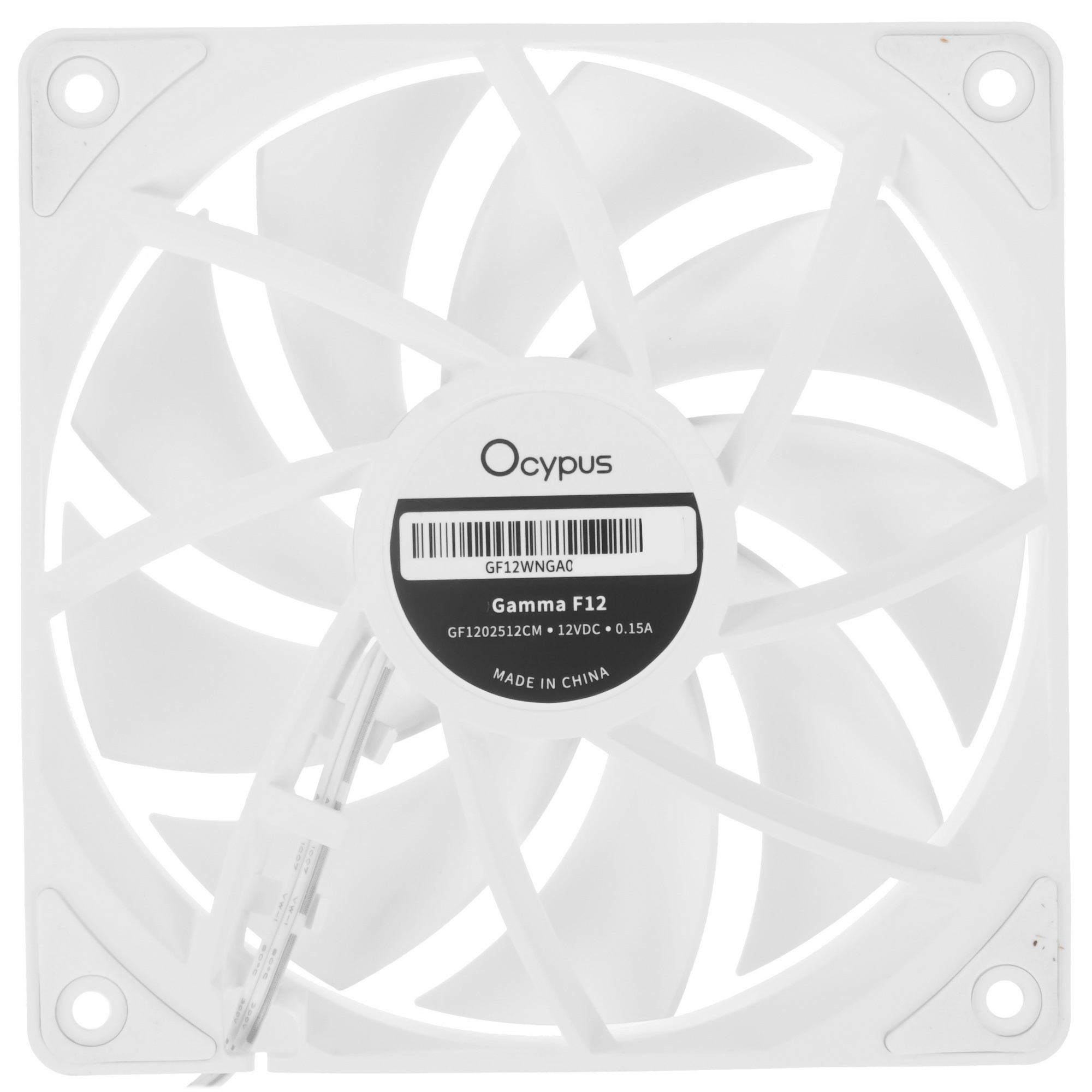Вентилятор для корпуса Ocypus Gamma  F12 WH / White / 3pin