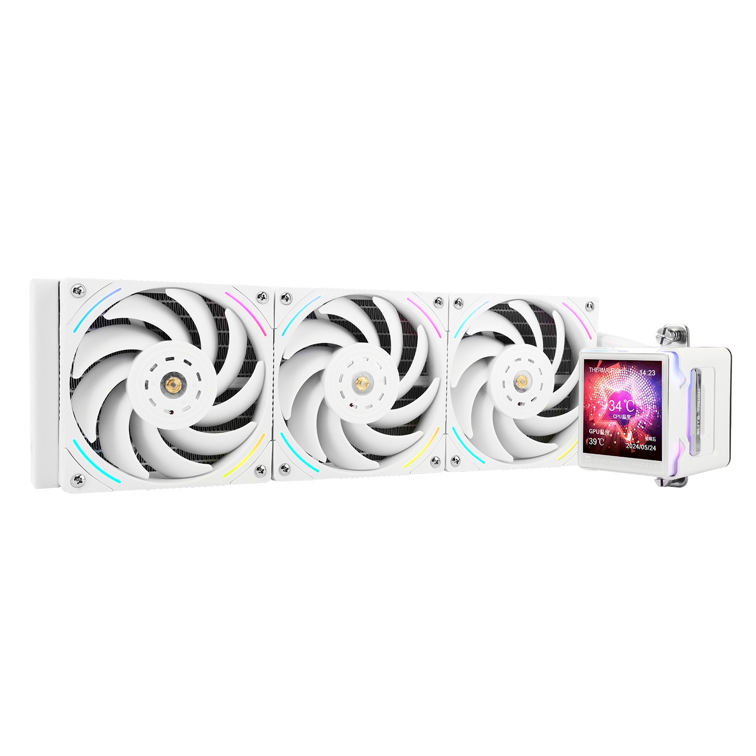 Система водяного охлаждения Thermalright Elite Vision 360 ARGB Soc-AM5/AM4/1200/1700/1851 белый 4-pi