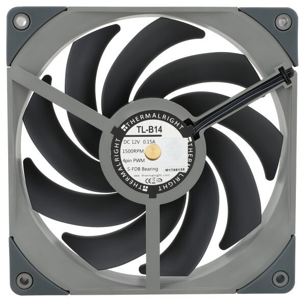 Вентилятор для корпуса Thermalright TL-B14W EXTREM белый, 140 мм, 2000 об/мин, 31.4 дБ, 4 pin