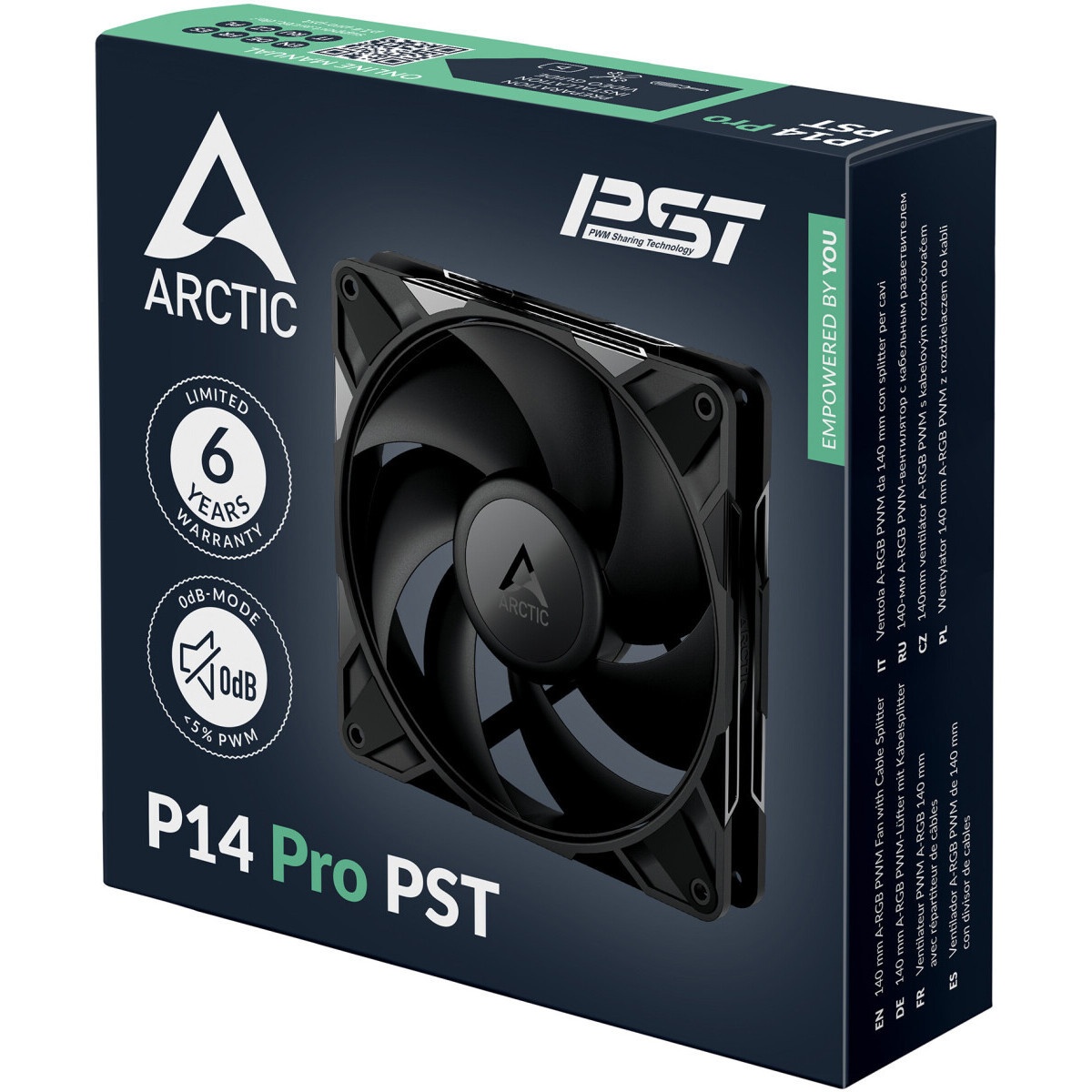 Вентилятор для корпуса Thermalright TL-B14W EXTREM белый, 140 мм, 2000 об/мин, 31.4 дБ, 4 pin