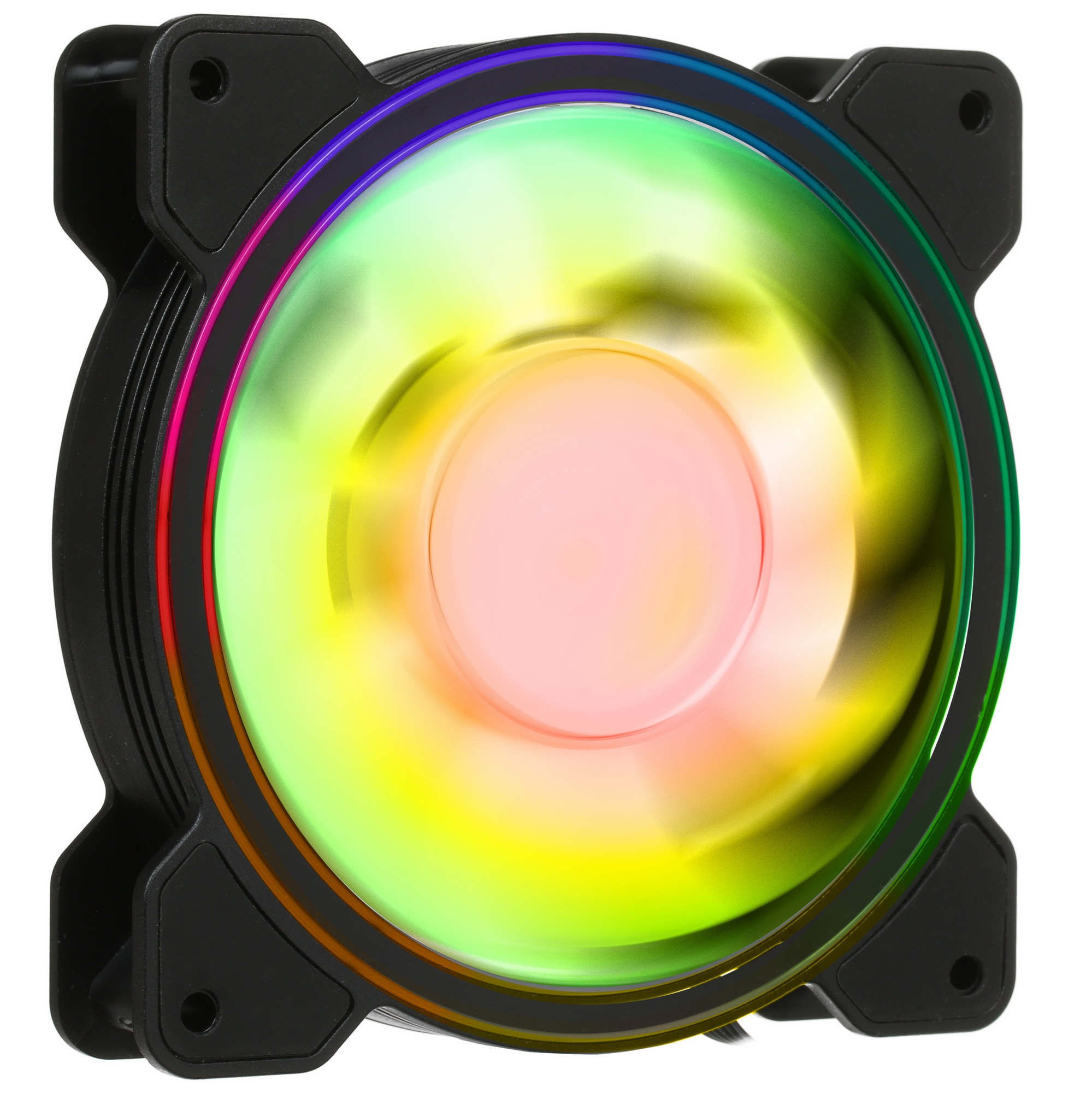 Вентилятор для корпуса Aerocool / Formula Mirage 12 ARGB черный, 120 мм, 1300 об/мин, 17.8 дБ, 6 pin