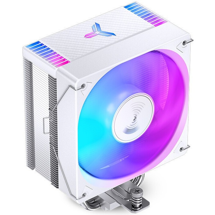 Кулер для процессора AeroCool / Formula Cylon 4F белый, 120 мм, алюминий/медь, 1800 об/мин, 26 дБ, 4