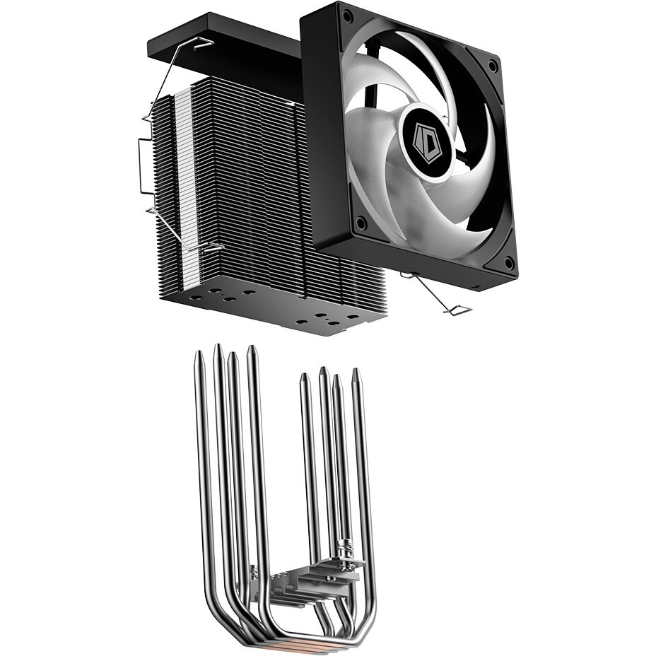Кулер для процессора AeroCool / Formula Cylon 4F белый, 120 мм, алюминий/медь, 1800 об/мин, 26 дБ, 4