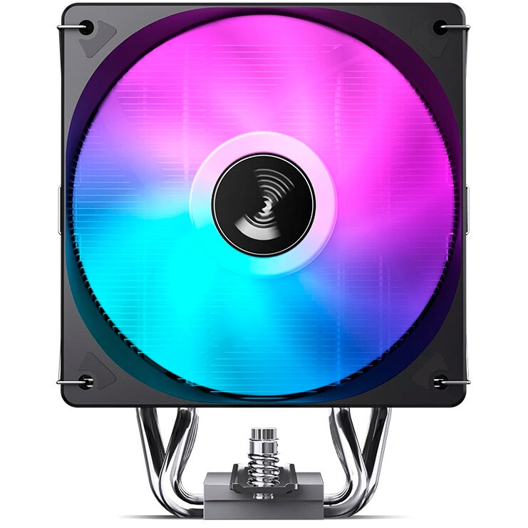 Кулер для процессора AeroCool / Formula Cylon 4F белый, 120 мм, алюминий/медь, 1800 об/мин, 26 дБ, 4