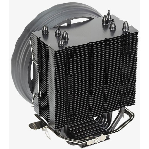 Кулер для процессора AeroCool / Formula Cylon 4F белый, 120 мм, алюминий/медь, 1800 об/мин, 26 дБ, 4