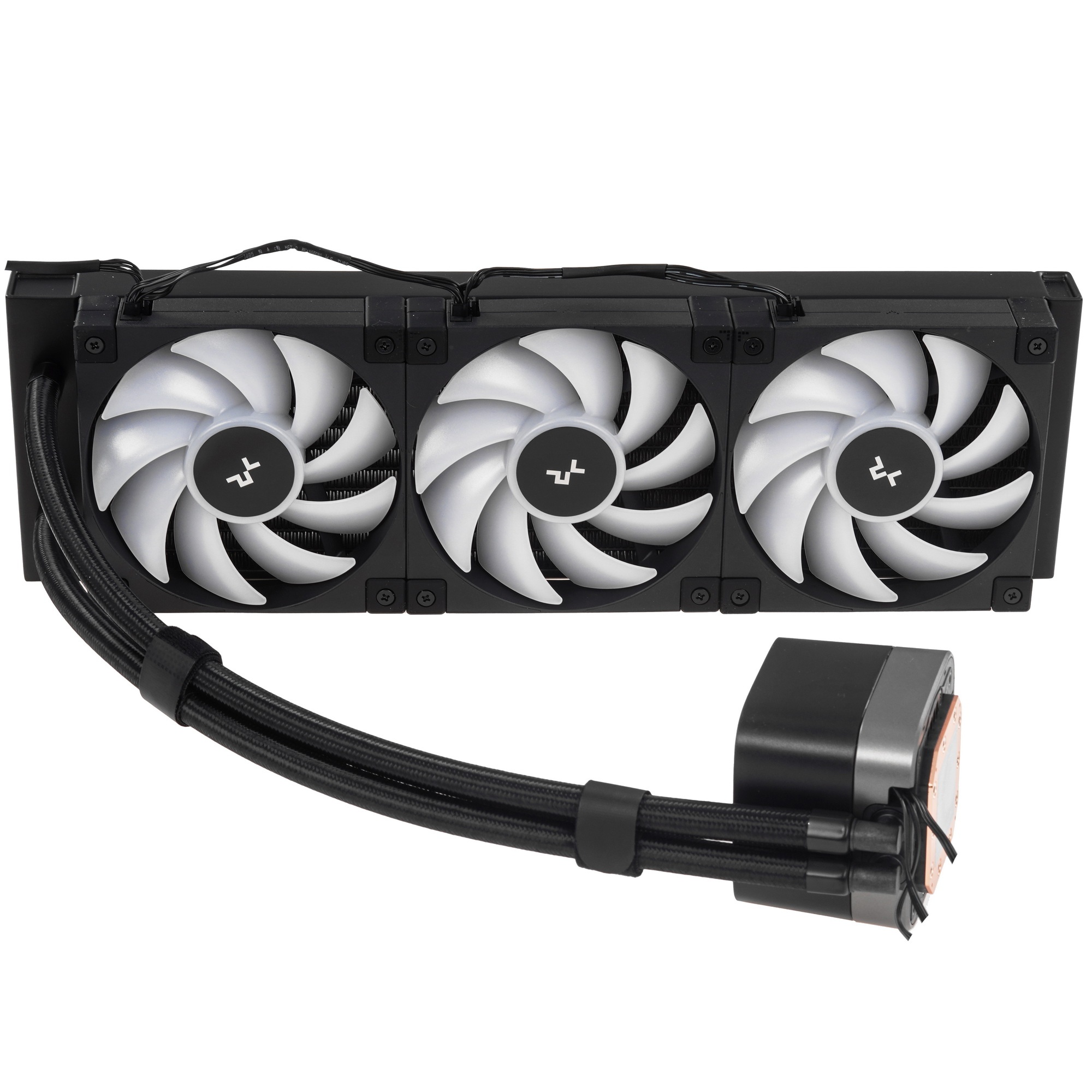 Система жидкостного охлаждения DEEPCOOL LP360 черный, 120 мм, алюминий, 2400 об/мин, 38.71 дБ, 3 pin