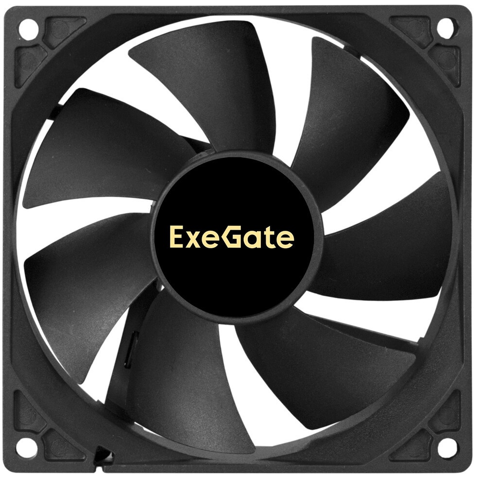 Вентилятор 12В DC ExeGate ExtraSilent ES09225S3P (92x92x25 мм, Sleeve bearing (подшипник скольжения)