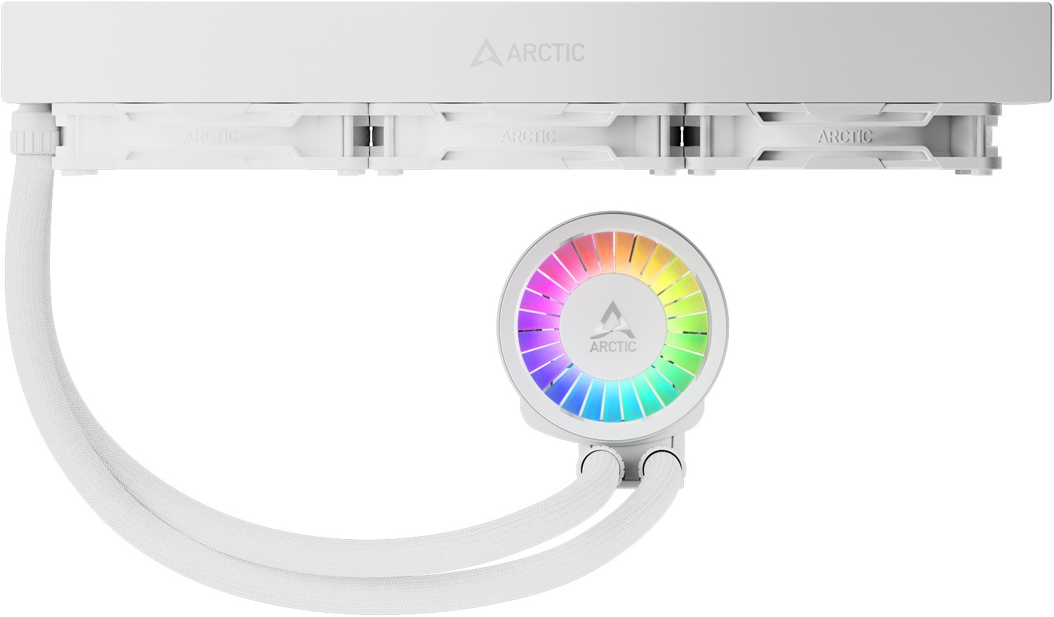 Система жидкостного охлаждения Arctic Cooling Liquid Freezer III Pro 360 ARGB Whte ACFRE00188A белый