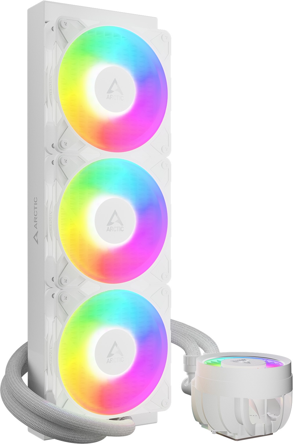 Система жидкостного охлаждения Arctic Cooling Liquid Freezer III Pro 360 ARGB Whte ACFRE00188A белый