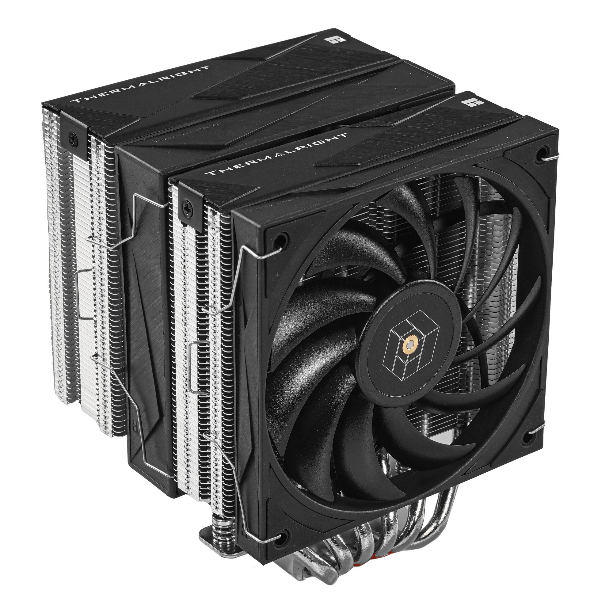 Кулер для процессора/ Thermalright Royal Knight 120 (4-pin PWM, 156mm, Ni/Cu, 6x6mm, 2x120mm, 80.45C