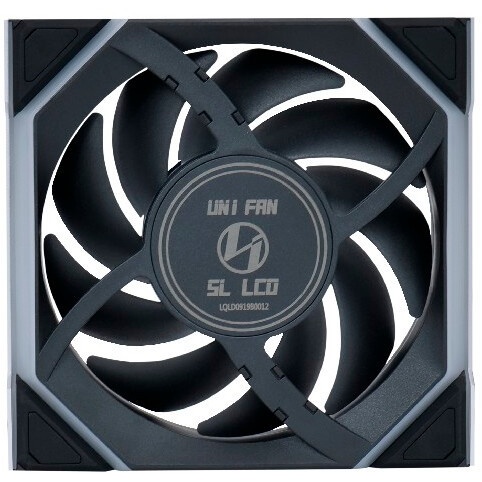 Вентилятор для корпуса Lian Li Uni Fan TL 120 LCD Reverse ARGB черный, 120 мм, 1900 об/мин, 31 дБ, 7