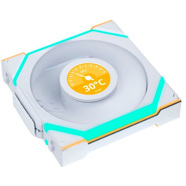 Вентилятор для корпуса Lian Li Uni Fan TL 120 LCD Reverse ARGB черный, 120 мм, 1900 об/мин, 31 дБ, 7