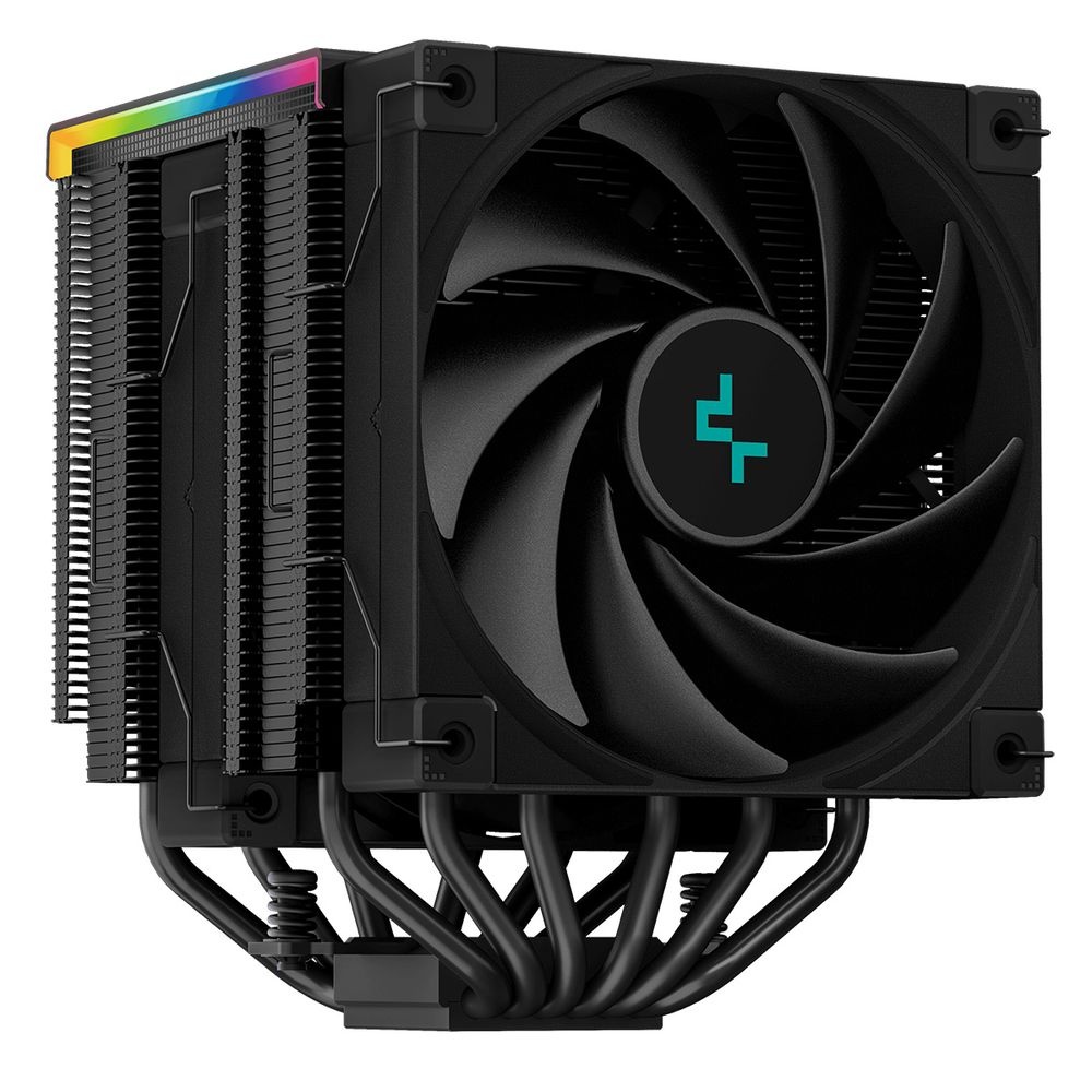 Кулер для процессора DEEPCOOL AK620 DIGITAL черный, 120 мм, алюминий/медь, 1850 об/мин, 28 дБ, 4 pin