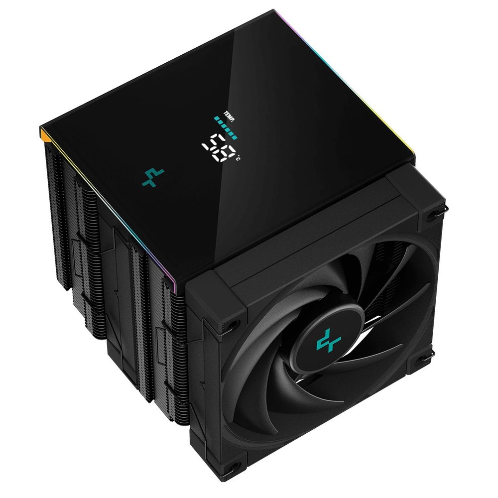 Кулер для процессора DEEPCOOL AK620 DIGITAL черный, 120 мм, алюминий/медь, 1850 об/мин, 28 дБ, 4 pin