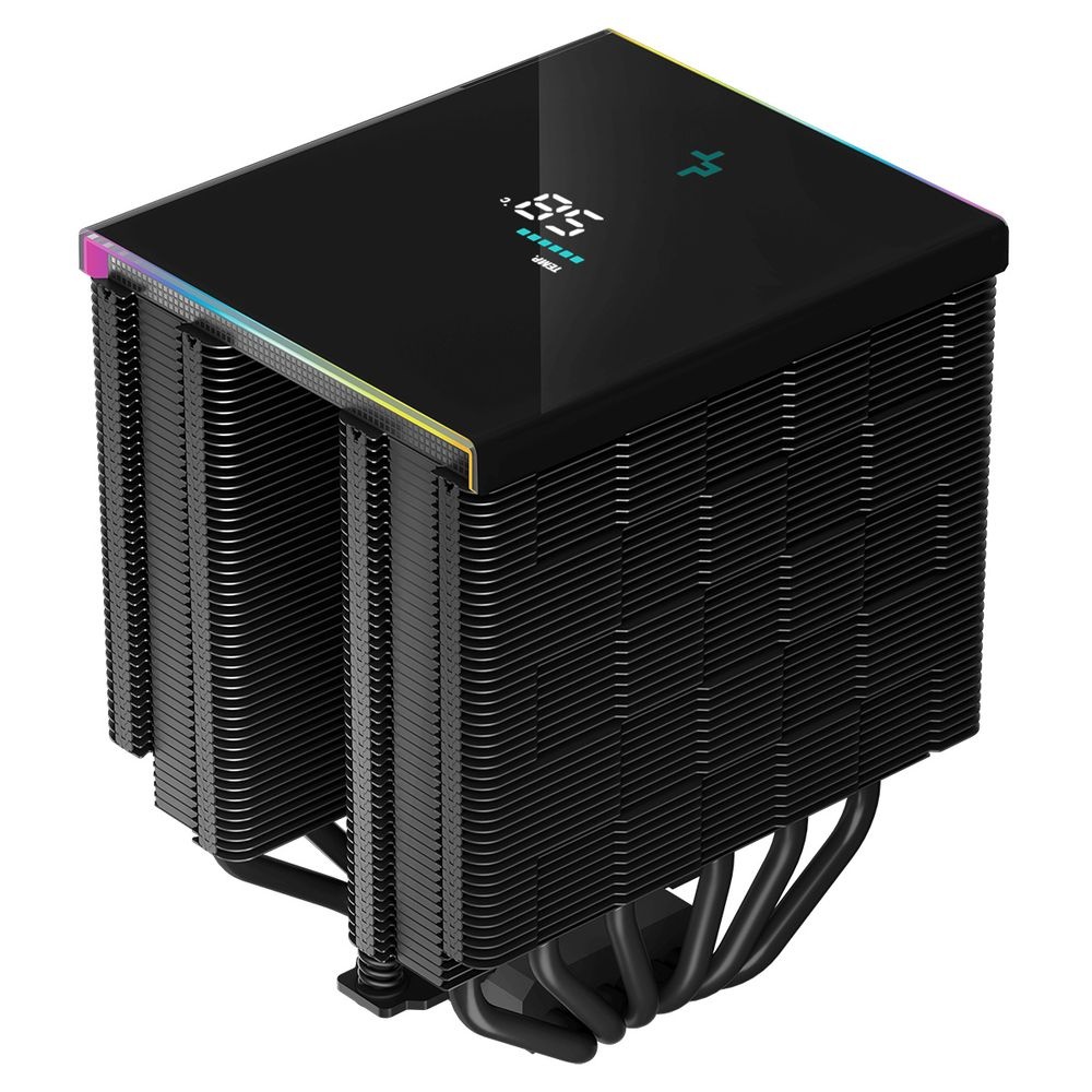 Кулер для процессора DEEPCOOL AK620 DIGITAL черный, 120 мм, алюминий/медь, 1850 об/мин, 28 дБ, 4 pin