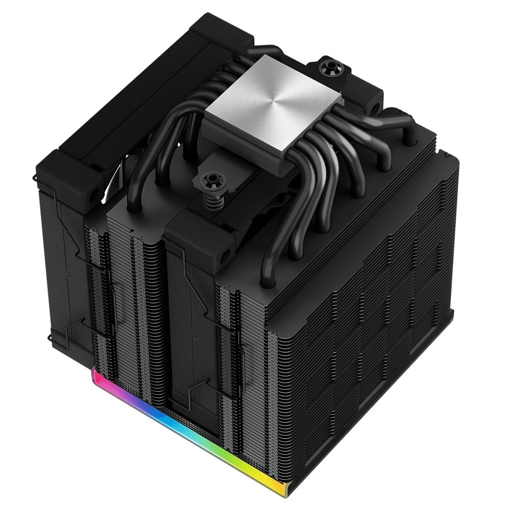 Кулер для процессора DEEPCOOL AK620 DIGITAL черный, 120 мм, алюминий/медь, 1850 об/мин, 28 дБ, 4 pin