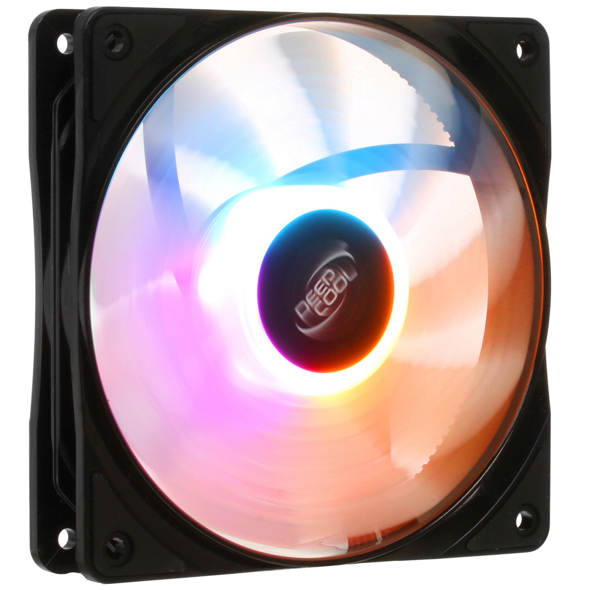 Вентилятор для корпуса DEEPCOOL RF120 FS черный, 120 мм, 1500 об/мин, 27 дБ, 4 pin