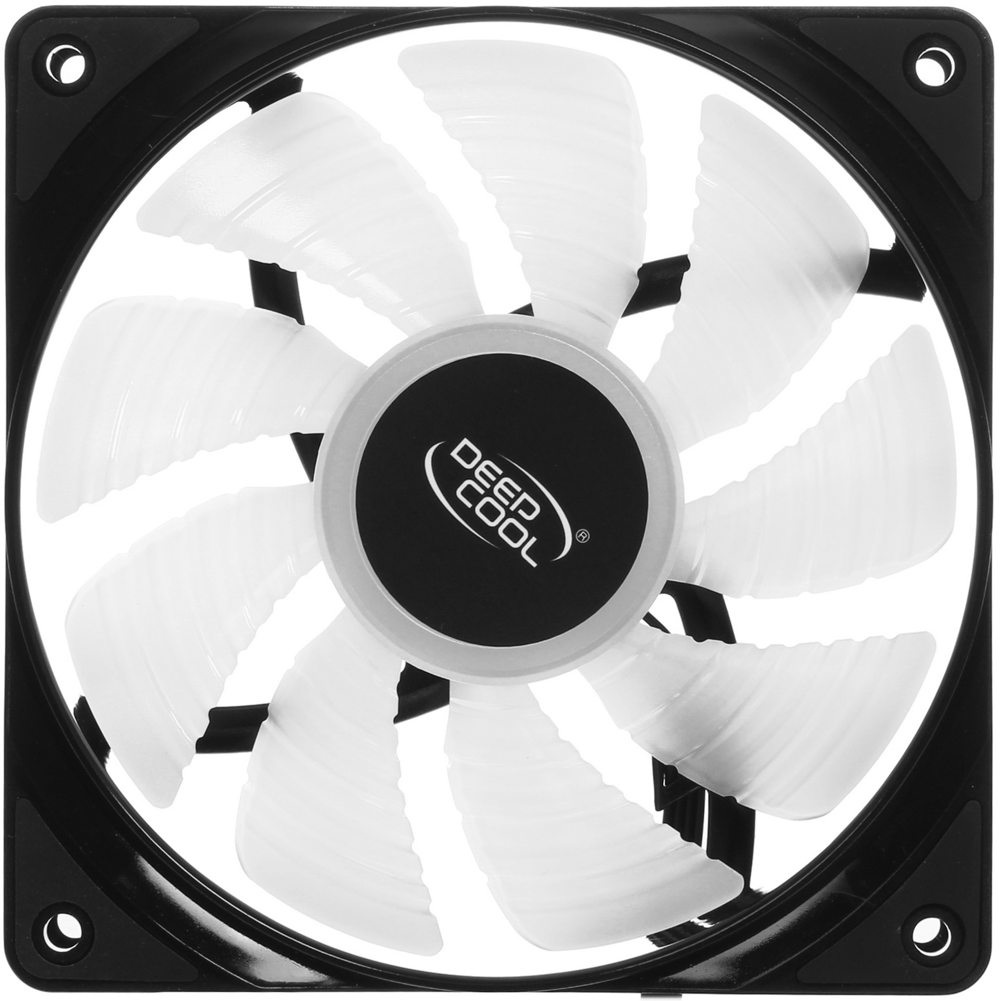Вентилятор для корпуса DEEPCOOL RF120 FS черный, 120 мм, 1500 об/мин, 27 дБ, 4 pin