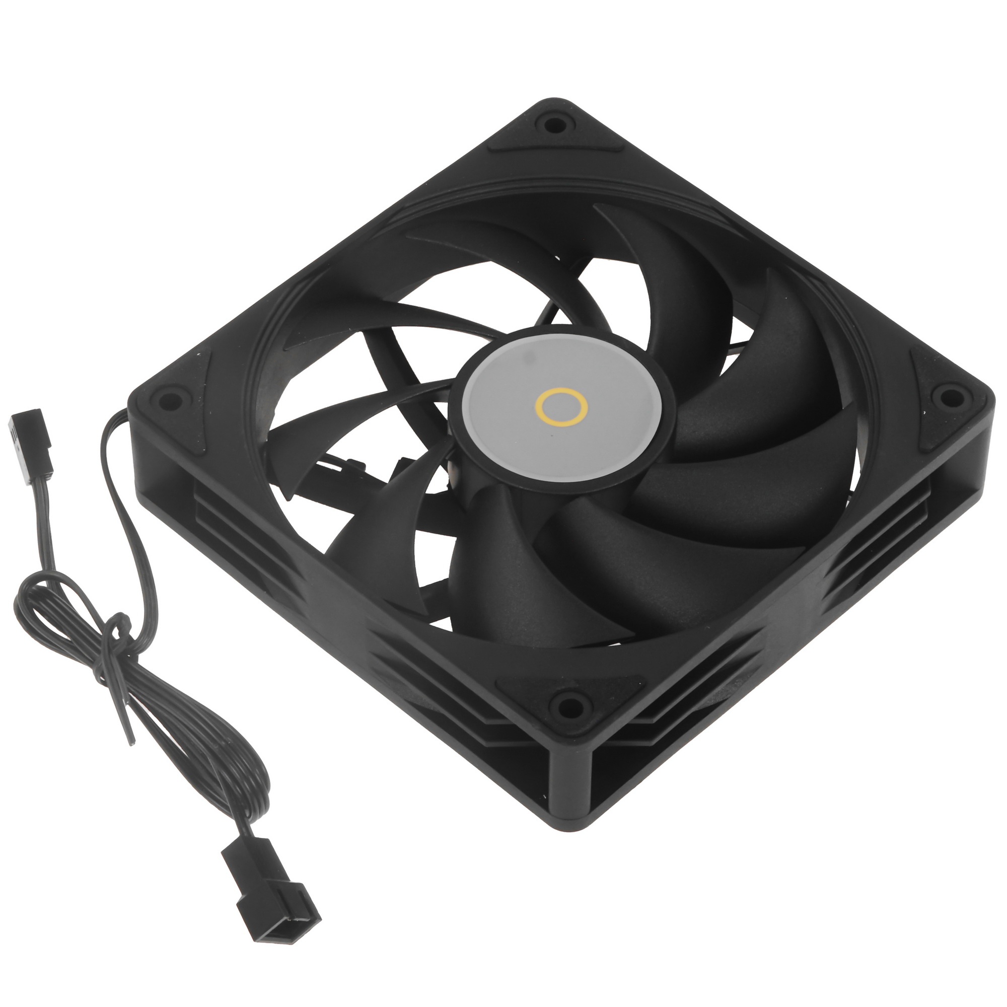 Вентилятор для корпуса Ocypus Delta F12 BK, 120x120x25mm, 4-PIN PWM, 500-2000 RPM, 29 DBA MAX, HYDRO