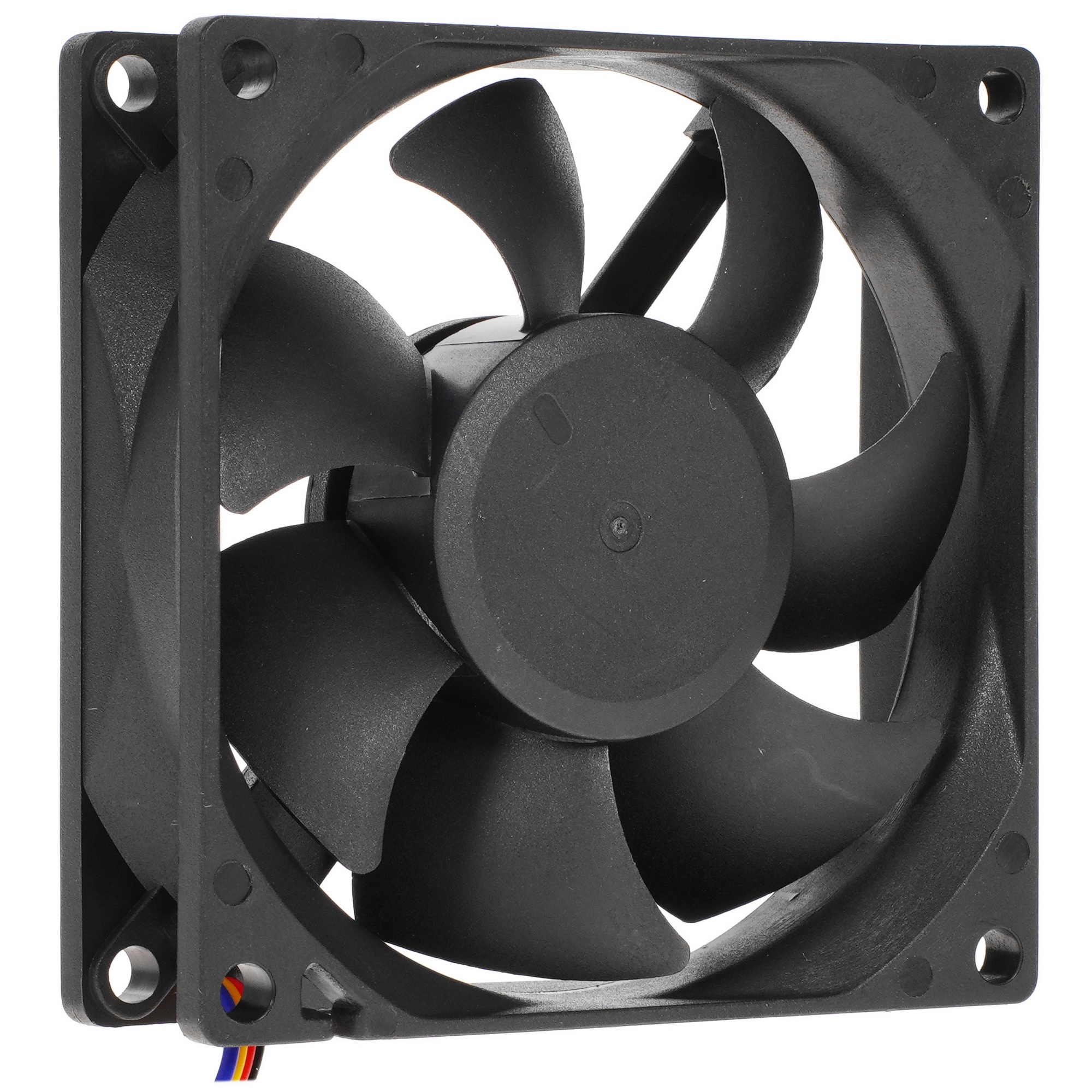 Вентилятор Gembird D8025SM-4 черный 80мм 3000rpm 32db 4-pin