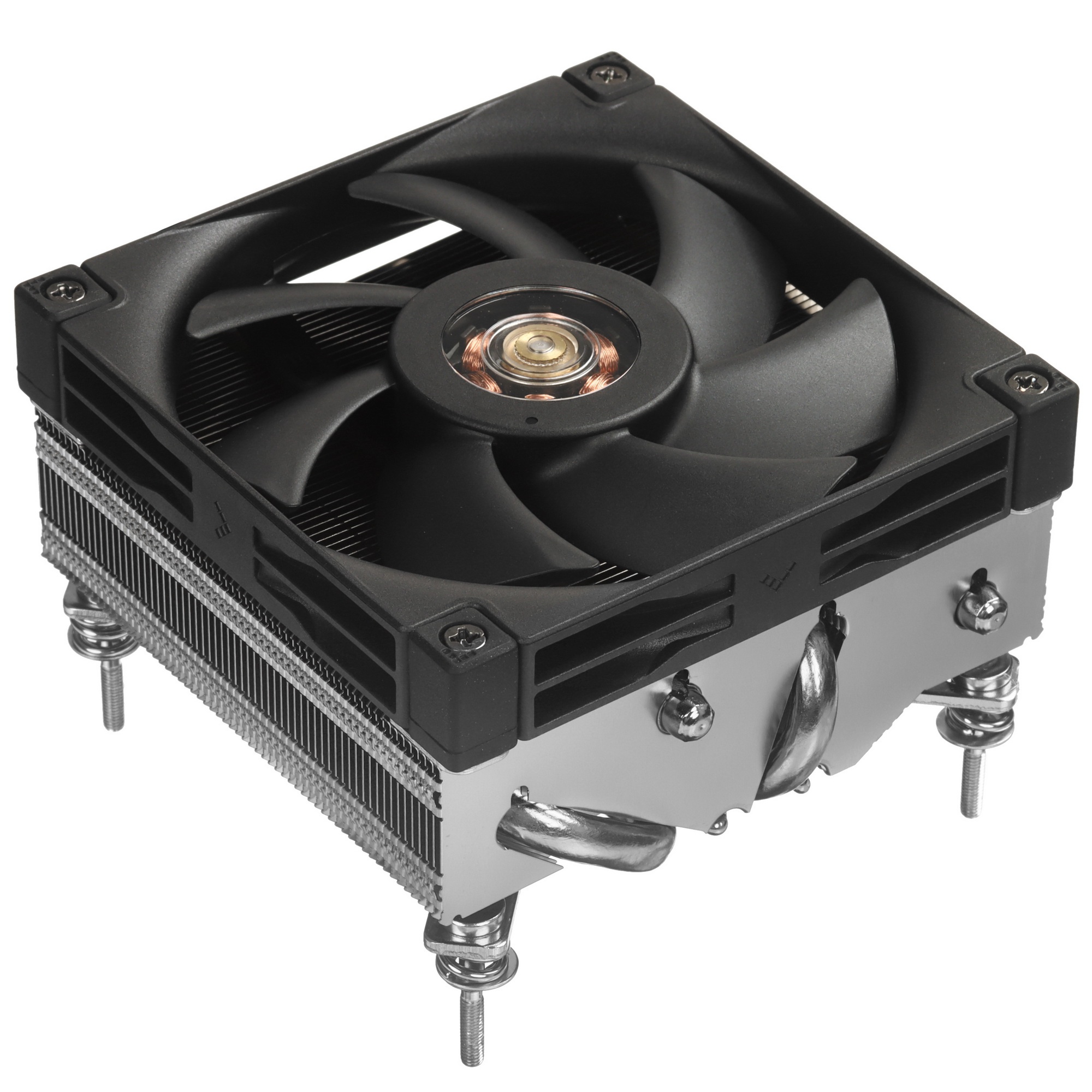 Кулер для процессора DEEPCOOL AN400 черный, 92 мм, алюминий/медь, 2950 об/мин, 23.2 дБ, 4 pin, 150 В